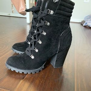 Never worn black booties